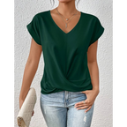 🔥🔥Lässiges Kurzarm-T-Shirt für Damenbekleidung