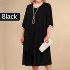 🌸Plus Size Layered Midi Dress