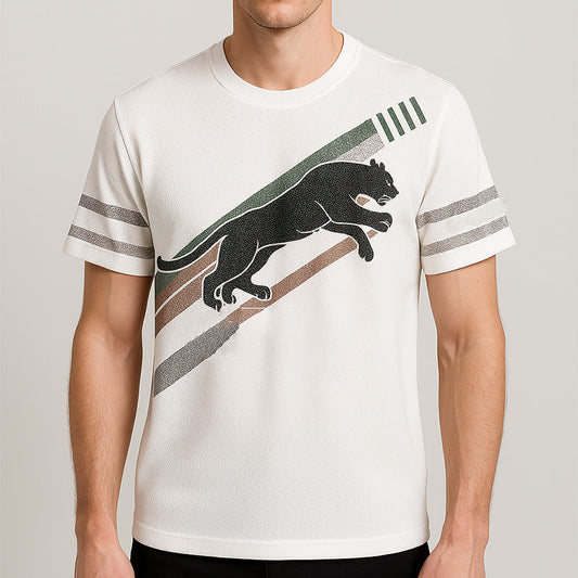 ⏳ Begrenzte Zeit 50% Rabatt 💥Bedrucktes Kurzarm-T-Shirt mit Rundhalsausschnitt für Männer（Je mehr Sie kaufen, desto höher der Rabatt）