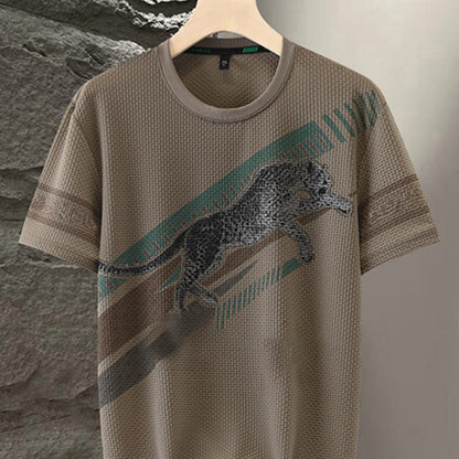 ⏳ Begrenzte Zeit 50% Rabatt 💥Bedrucktes Kurzarm-T-Shirt mit Rundhalsausschnitt für Männer（Je mehr Sie kaufen, desto höher der Rabatt）
