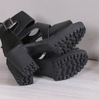 🔥🩷Damen-Sandalen mit Peep-Toe und klobigem Absatz
