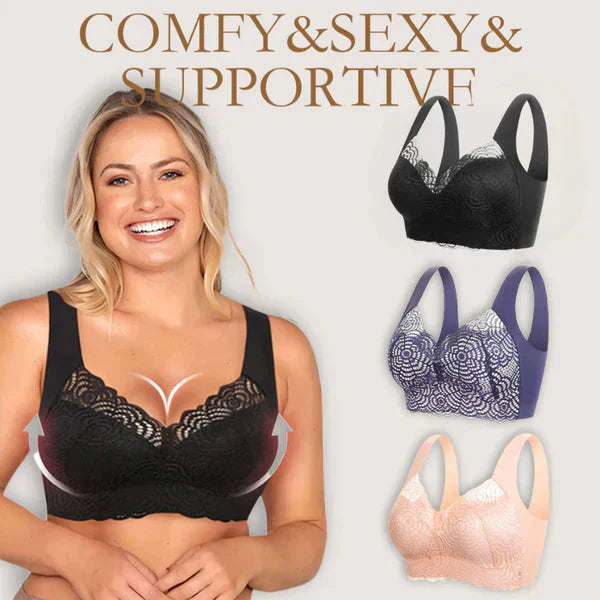🔥Kostenloser Versand🌟Ultimate Lift Stretch Full Shape Seamless Lace Bra (3 PCS)