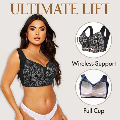 🔥Kostenloser Versand🌟Ultimate Lift Stretch Full Shape Seamless Lace Bra (3 PCS)