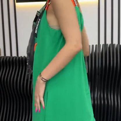 💖49% DE DESCUENTO💖Vestido casual sin mangas estampado para mujer