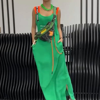 💖49% DE DESCUENTO💖Vestido casual sin mangas estampado para mujer