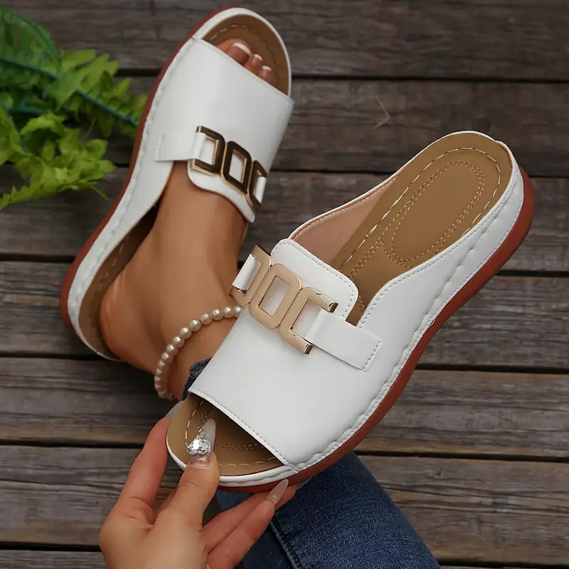 💞Máxima comodidad: cómodas sandalias ortopédicas de cuña para mujer.