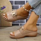 💞Bester Komfort – Bequeme orthopädische Keilsandalen für Damen
