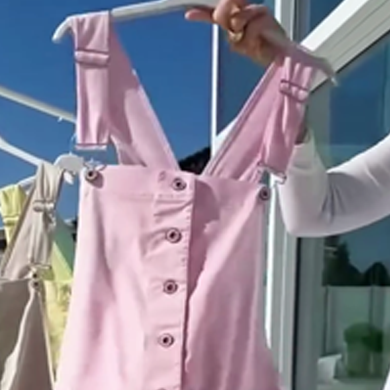 ❤️Süße und lässige Damen-Latzhose in Unifarben mit verstellbaren Trägern