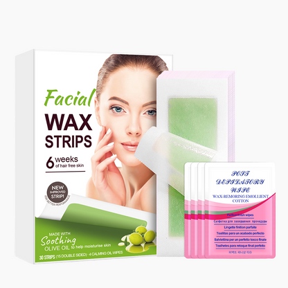 👉Glatt wie Seide, stark wie Wachs – 28 Tage ohne🔥  Rasieren50% RABATT🔥  auf 90er Pack Wachsstreifen zur Haarentfernung – Jetzt glatte Haut genießen!