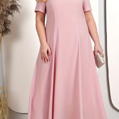 ✨💃Vestido de mujer liso con chaqueta de encaje bordado