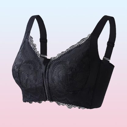 💖✨ Bequemer BH mit Spitzen-Design & Frontverschluss – Perfekt für Alltag & Entspannung! ✨💎
