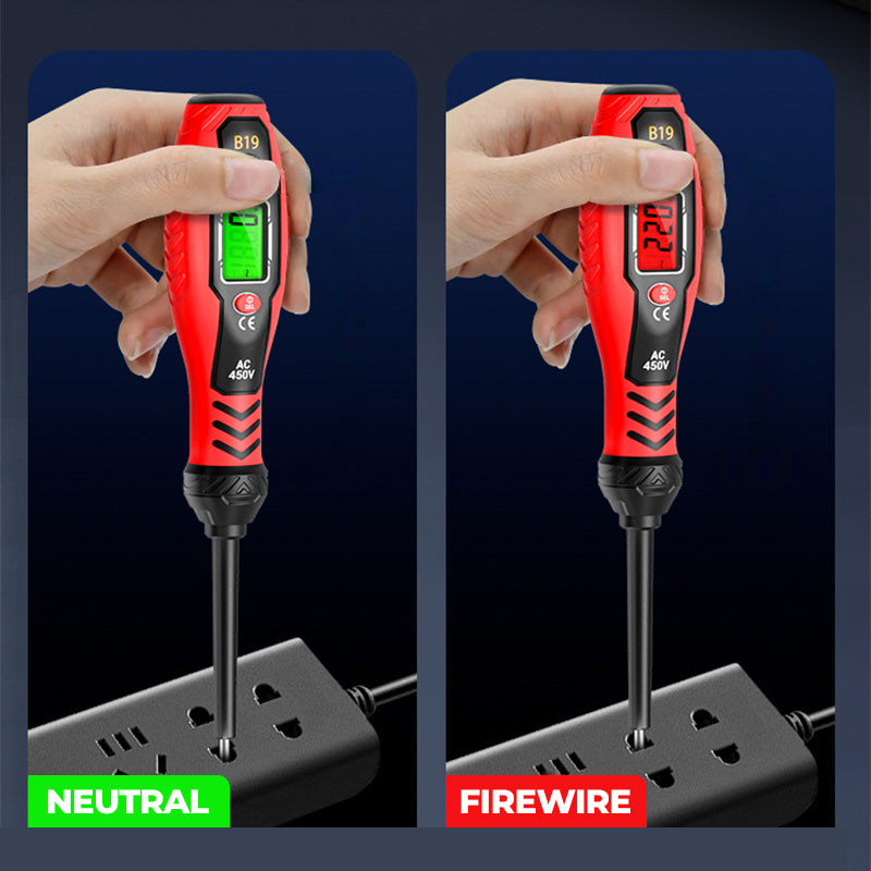 ✍️⚡Comprobador de tensión inteligente sin contacto: una herramienta segura y eficaz para electricistas.💡