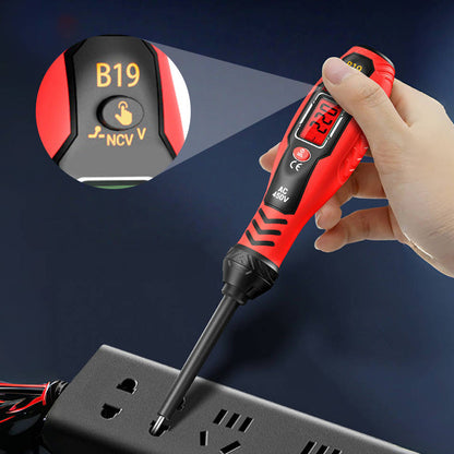 ✍️⚡Comprobador de tensión inteligente sin contacto: una herramienta segura y eficaz para electricistas.💡