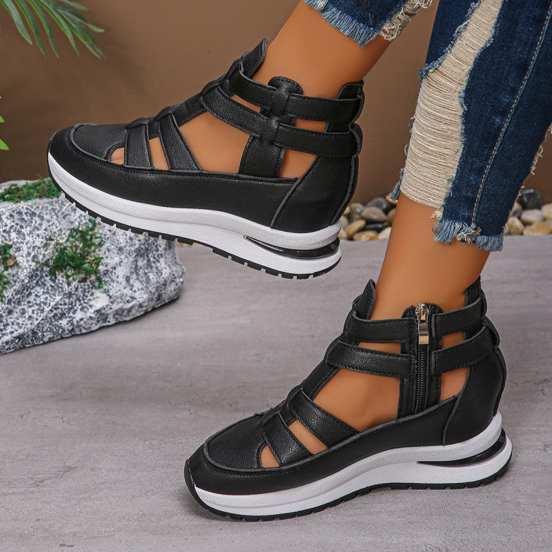 🔥Letzter Tag 60% Rabatt - Bequeme leichte Wedges mit seitlichem Reißverschluss