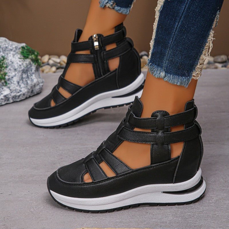 🔥Letzter Tag 60% Rabatt - Bequeme leichte Wedges mit seitlichem Reißverschluss
