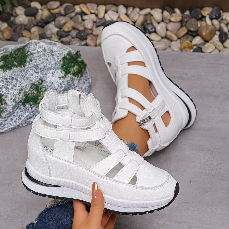 🔥Letzter Tag 60% Rabatt - Bequeme leichte Wedges mit seitlichem Reißverschluss