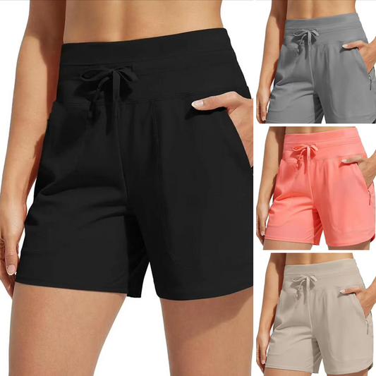⏰Descuento por tiempo limitado☀️Pantalones cortos deportivos con bolsillos para mujer💯