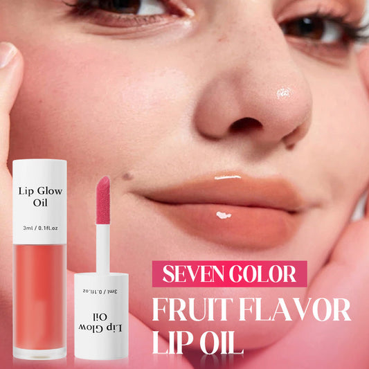 Obst- und Blumen-Dufthydratierender Lippenöl mit leuchtendem Finish