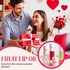 Obst- und Blumen-Dufthydratierender Lippenöl mit leuchtendem Finish