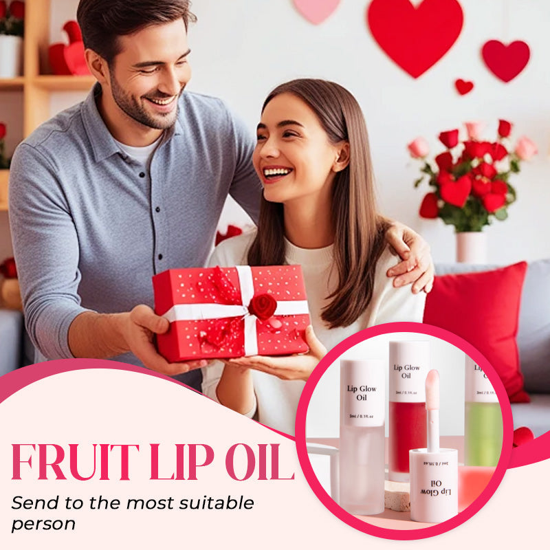 Obst- und Blumen-Dufthydratierender Lippenöl mit leuchtendem Finish