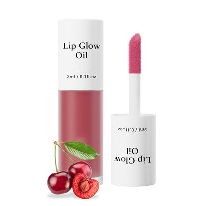 Obst- und Blumen-Dufthydratierender Lippenöl mit leuchtendem Finish