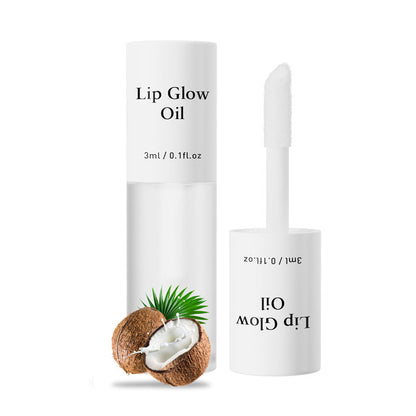 Obst- und Blumen-Dufthydratierender Lippenöl mit leuchtendem Finish