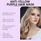 ⏳Begrenzte Zeit 50% Rabatt💥Lila Maske gegen gelbes Haar 💜 Verabschieden Sie sich von roten Highlights! 💜