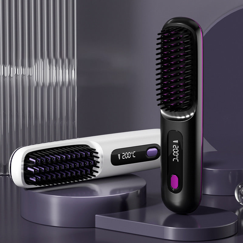 ✨Letzter Tag Sonderpreis €29.99!!💥Kabelloser Keramik-Heiz-Haarglättungskamm💇‍♀️