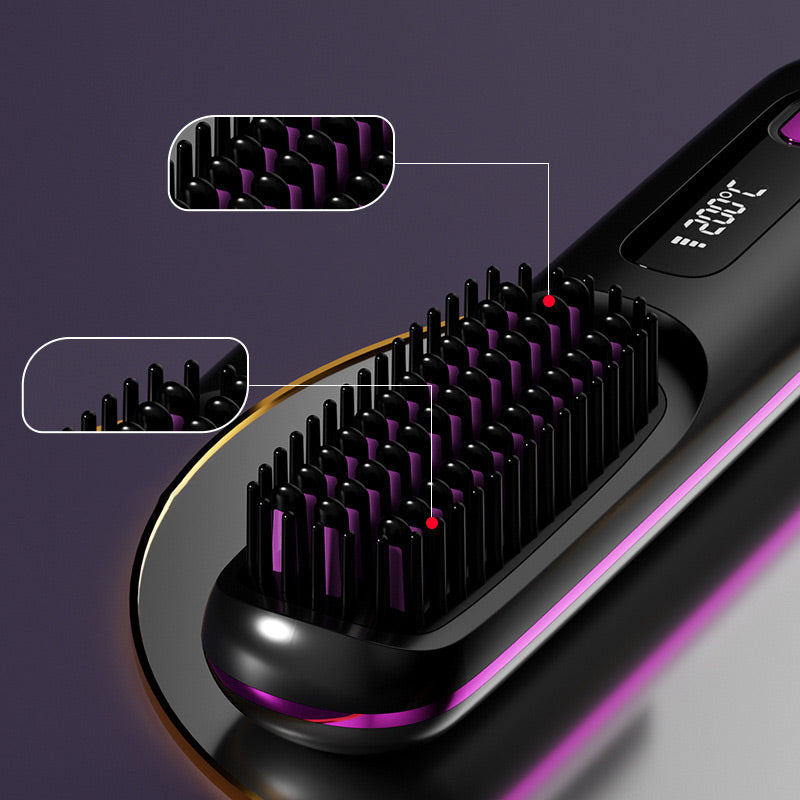 ✨Letzter Tag Sonderpreis €29.99!!💥Kabelloser Keramik-Heiz-Haarglättungskamm💇‍♀️