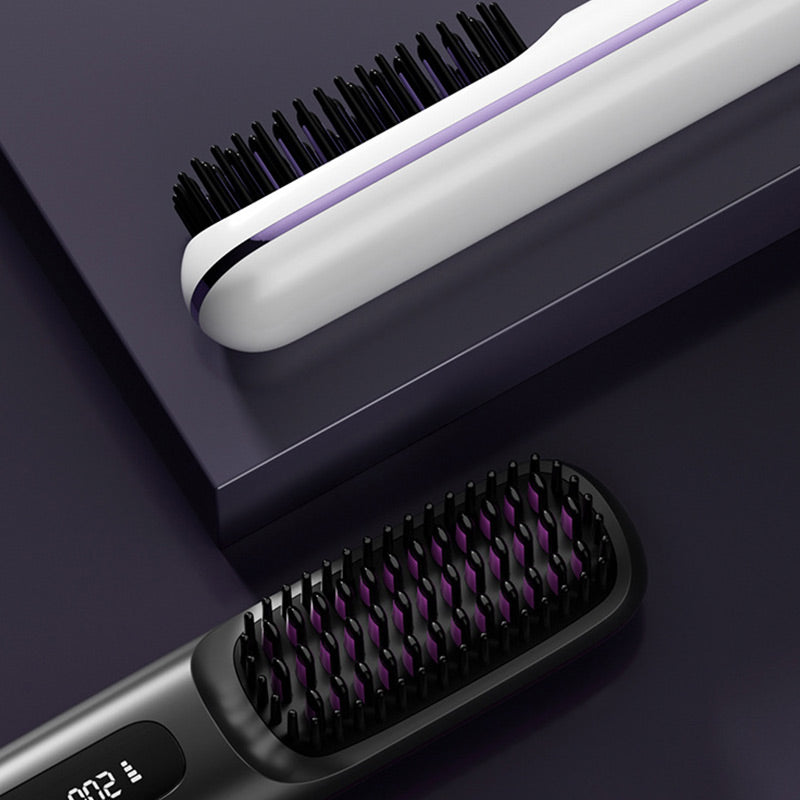 ✨Letzter Tag Sonderpreis €29.99!!💥Kabelloser Keramik-Heiz-Haarglättungskamm💇‍♀️