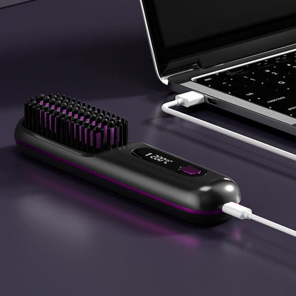 ✨Letzter Tag Sonderpreis €29.99!!💥Kabelloser Keramik-Heiz-Haarglättungskamm💇‍♀️