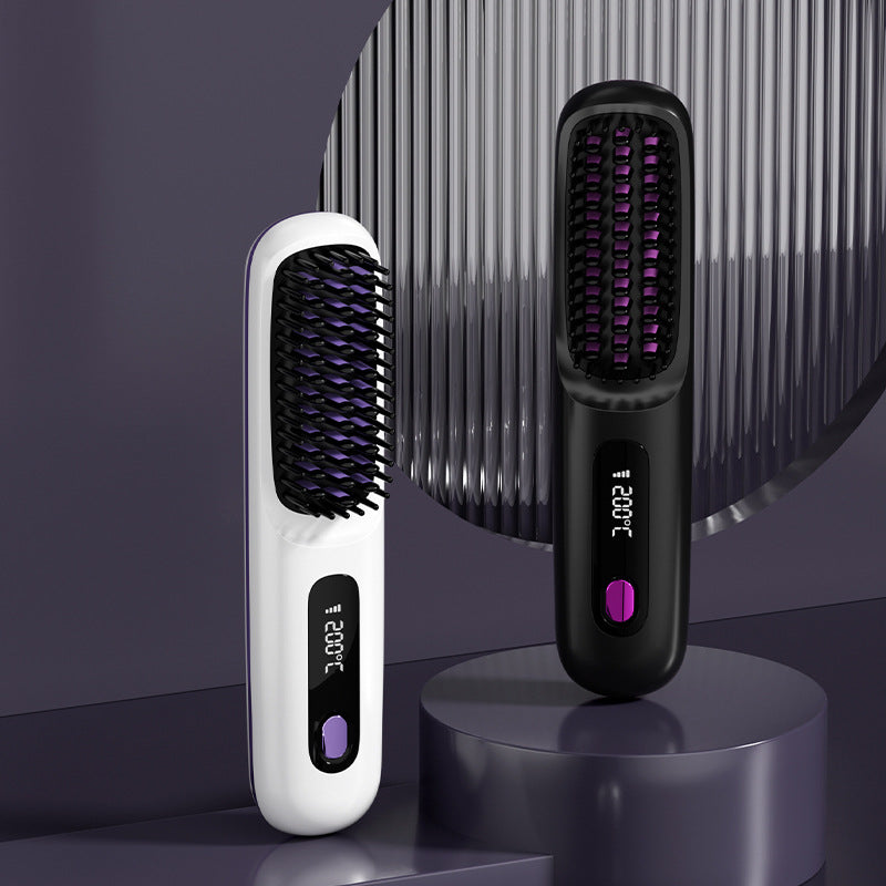 ✨Letzter Tag Sonderpreis €29.99!!💥Kabelloser Keramik-Heiz-Haarglättungskamm💇‍♀️