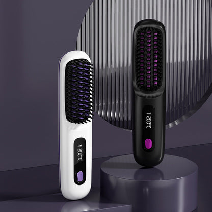 ✨Letzter Tag Sonderpreis €29.99!!💥Kabelloser Keramik-Heiz-Haarglättungskamm💇‍♀️