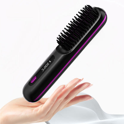 ✨Letzter Tag Sonderpreis €29.99!!💥Kabelloser Keramik-Heiz-Haarglättungskamm💇‍♀️