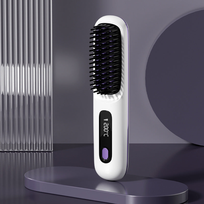 ✨Letzter Tag Sonderpreis €29.99!!💥Kabelloser Keramik-Heiz-Haarglättungskamm💇‍♀️