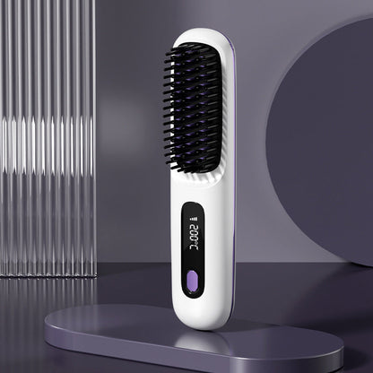 ✨Letzter Tag Sonderpreis €29.99!!💥Kabelloser Keramik-Heiz-Haarglättungskamm💇‍♀️