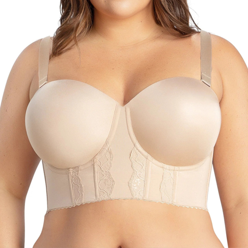 💜 PROMOCIÓN DE ÚLTIMO DÍA – 55% DE DESCUENTO💜 Sujetador de encaje con tirantes ajustables para mujer.