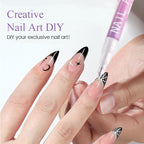 🎁Heißer Verkauf – 50 % Rabatt!✨ 12 Farben Nagelkunst-Stifte-Set für kreative Designs 💅🎨