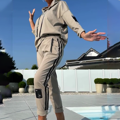 🎊2025 Neue Produkte👗🌟Damen Hoodie & Jogger-Hose 2-teiliges Casual-Set 🌟