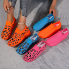 Atmungsaktive, bequeme Damen-Mesh-Slipper mit dicker Sohle
