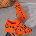Atmungsaktive, bequeme Damen-Mesh-Slipper mit dicker Sohle