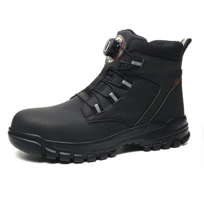 🔥Versandkostenfrei - Rutschfeste, leichte Sicherheitsstiefel der Klasse S3 für Unisex, ✅👍 mit stoßfesten Spikes, Anti-Smash- und Anti-Kompressions-Funktion