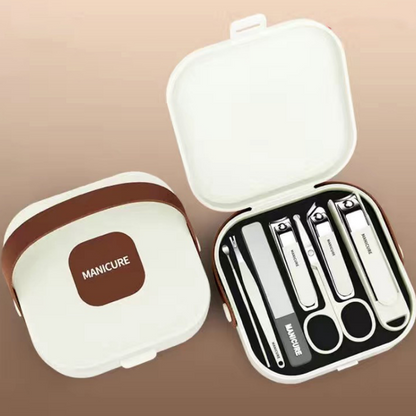 ⏳Zeitlich begrenzt 50 % Rabatt💥Tragbares 7-teiliges Nagelknipser-Maniküre-Set