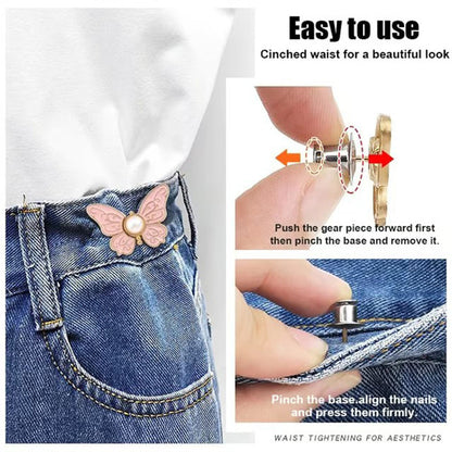 💗LETZTER TAG AKTION - 49% RABATT💗Removable Butterfly Waist Adjustment Buckle
