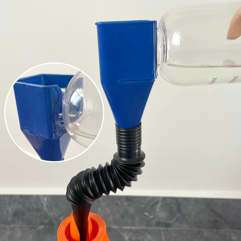 🔥Letzter Tag des Ausverkaufs 56 % Rabatt🔥Trichter mit Filter Auto-Kraftstofffilter