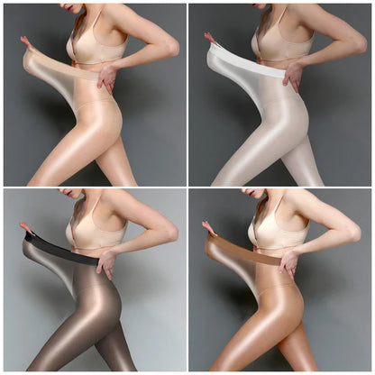 ✨Glänzende transparente Strumpfhosen für Damen – Heißer Verkauf 50 % Rabatt🔥