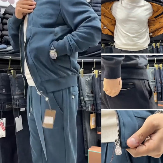 🍁Herren-Zweiteiler mit Freizeitjacke und Hose📦Freie Lieferung📦
