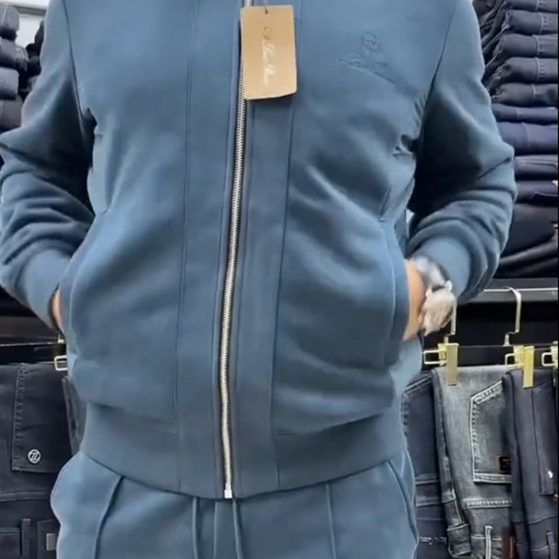 🔥Kostenloser Versand🍁Herren-Zweiteiler mit Freizeitjacke und Hose