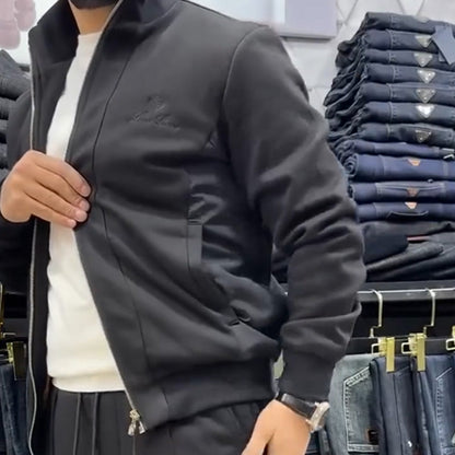 🔥Kostenloser Versand🍁Herren-Zweiteiler mit Freizeitjacke und Hose