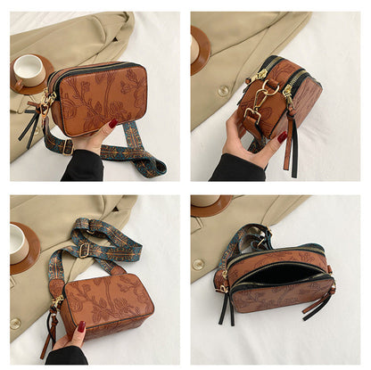 Stilvolle Umhängetasche im Vintage-Stil für Damen